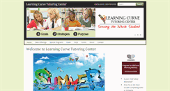 Desktop Screenshot of learningcurvetutoringcenter.com